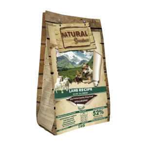Natural Greatness Cordero Sensitive 2kg. Pienso sin cereales para perros con alergias e intolerancias.